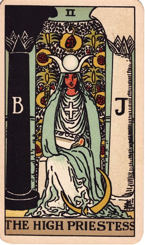 The High Priestess Tarot Card Meaning Secrets Mystery The