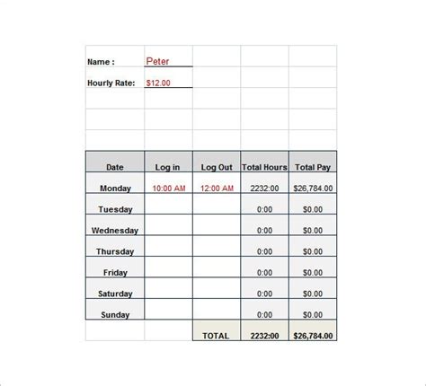 7 Weekly Paycheck Calculator Doc Excel Pdf Free And Premium Templates
