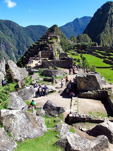 Machu Picchu Is Capital Of The Inca Empire In Andes Mountains Peru