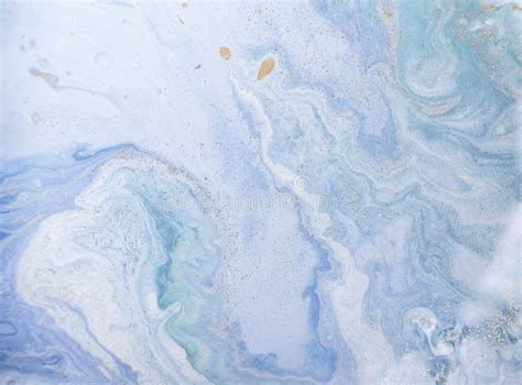 Marble Abstract Acrylic Background Blue Marbling Artwork Texture