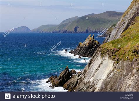 The Coastline Of The Dingle Peninsula In County Kerry