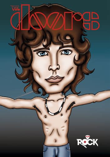 Jim Morrison By Mitosdorock Media And Culture Cartoon