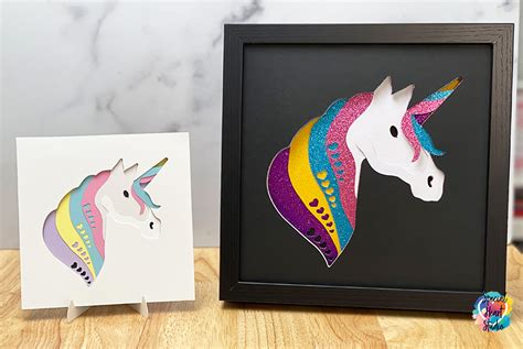 How To Make a Layered Unicorn Shadow Box - Special Heart Studio