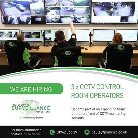 3 x CCTV Control Room Operators | We are hiring at PSM