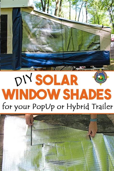 Construction of a solar air heating collector using a flow. DIY Solar Custom Window Shades for your PopUp or Hybrid Trailer - Need to keep the bunkends of ...