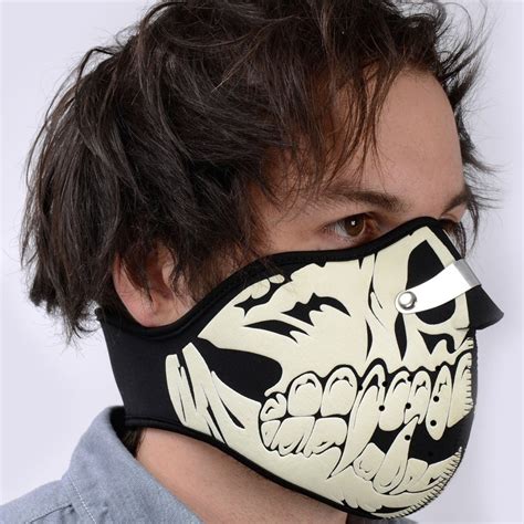 Maska Neoprénová Oxford Glow Skull Insportline