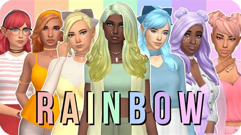 Sims 4 Cc Rainbow Skin Colors Rewaes
