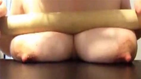 Crushing Her Own Big Tits With A Rolling Pin Free Porn Cb Xhamster