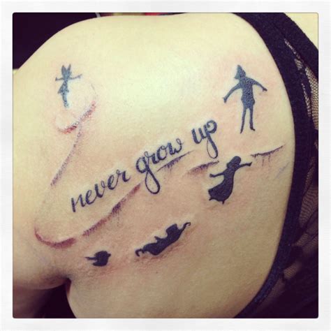 Peter Pan Tattoo Never Grow Up I Love It So Much Peter Pan Tattoo