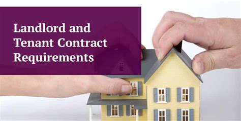 Landlord And Tenant Contract Requirements Explained