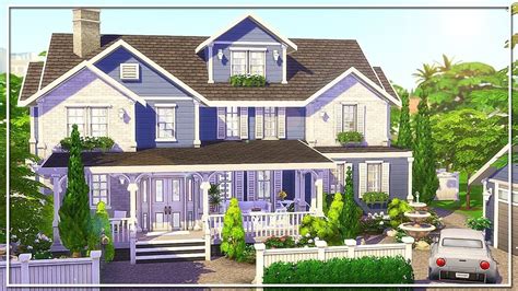 Base Game Residence The Sims 4 Speed Build No Cc Sims House
