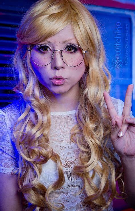 Blonde Megane Girl By Witchiko On Deviantart