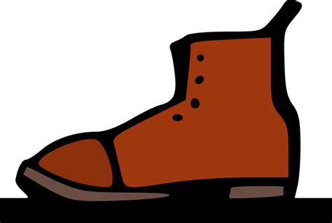 Download Old Brown Boot Royalty Free Vector Graphic Pixabay