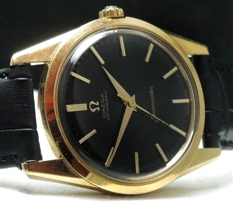 Perfect Omega Seamaster Automatic Automatik 18 Ct Solid Gold Vintage