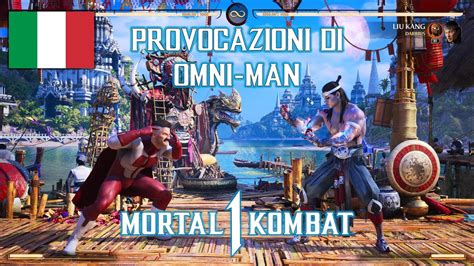 Mortal Kombat 1 Tutte Le Provocazioni Di Omni Man Ita Youtube