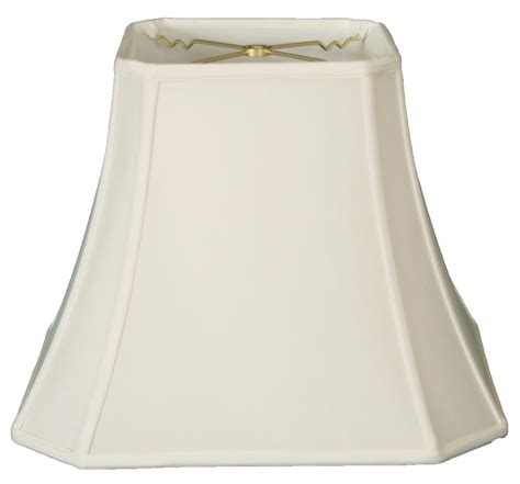 Royal Designs 14 Square Cut Corner Bell Lamp Shade White