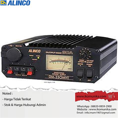 Power Supply Alinco Dm 330mve Layanan Toko Online