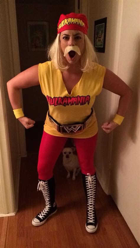 Hulk Hogan Womens Costume Wwe Halloween Costume Funny Women