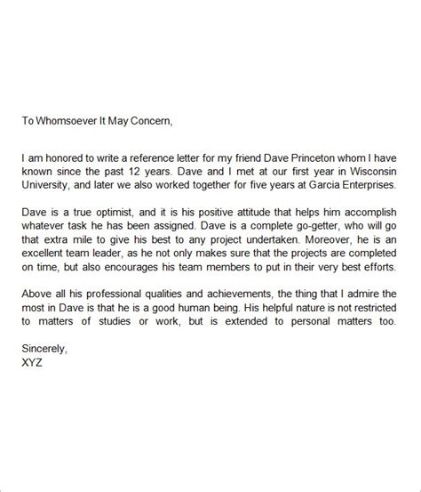 Avoid writing the reference letter using an informal tone. How To Write A Letter Of Recommendation For A Friend ...