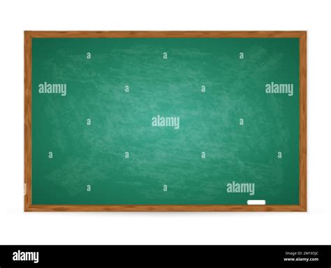 Blackboard For Background Realistic Green Chalkboard With Wood Frame