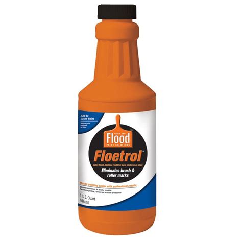 Flood Floetrol 1 Qt Clear Latex Paint Additive Fld6 04 The Home Depot