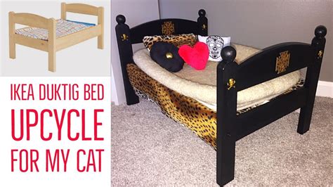 Ikea Duktig Bed Upcycle For My Cat Ikea Hack Cat Bed Youtube