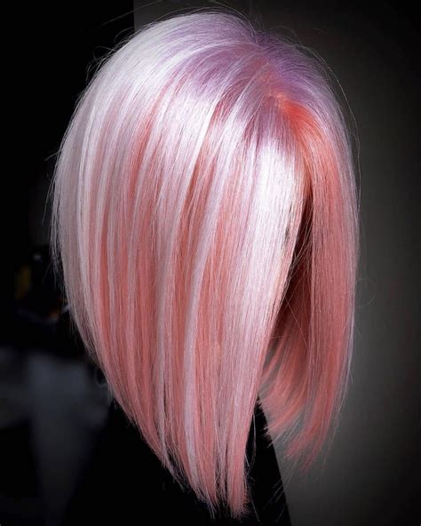 Stunning Pearly Pink By Rossmichaelssalon Platinum Blonde Hair Color