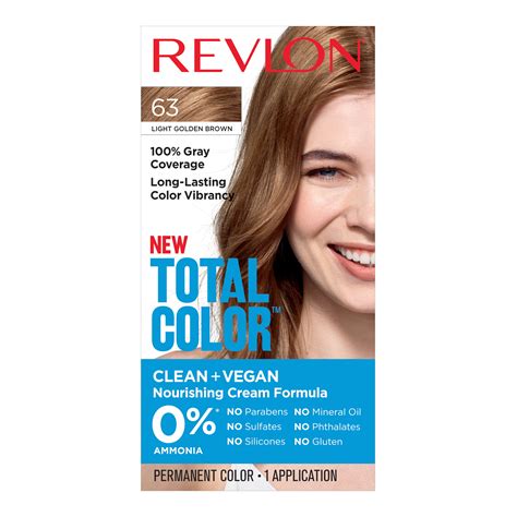 Revlon Total Color Hair Color Clean And Vegan 100 Gray Coverage Hair