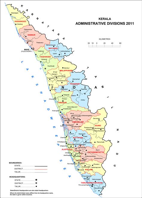 High Resolution Map Of Kerala Hd