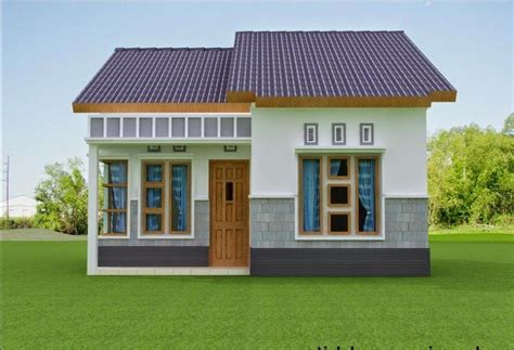 Desain Rumah Sederhana Nan Elegan | Rumah pedesaan, Desain rumah, Denah