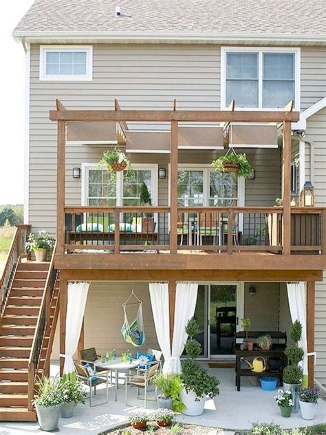 Awesome Deck Privacy Ideas 110 Backyard Renovations Patio Deck
