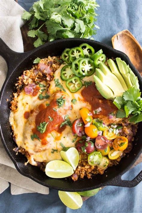 Combine and cook further until combined. Cheesy Chicken Enchilada Skillet (With images) | Cheesy ...