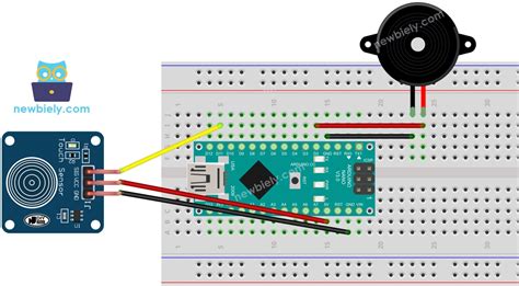 Arduino Nano Touch Sensor Piezo Buzzer Arduino Nano Tutorial