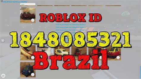 BRAZIL Roblox Song Codes YouTube