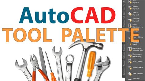 Autocad Tool Palettes Customizing Autocad Tool Palettes Youtube