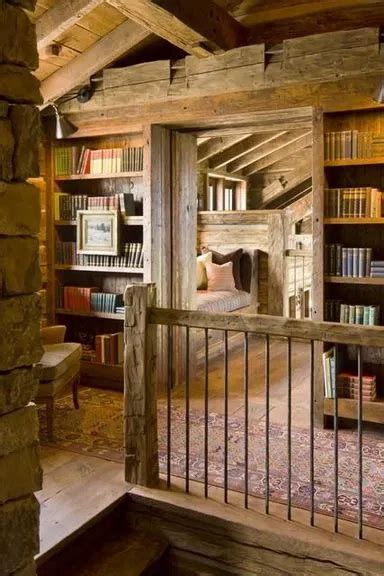 Cozy Study Space Ideas 85 Inspira Spaces Log Homes Reading Loft