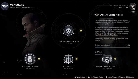 Destiny 2 Vanguard Ranks
