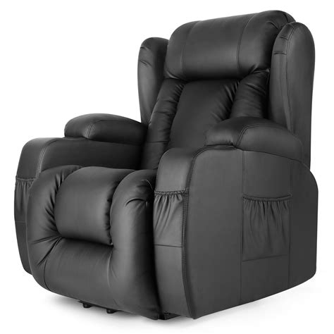 electric heated massage chair power recliner lift 8 points remote cont relaxing recliners