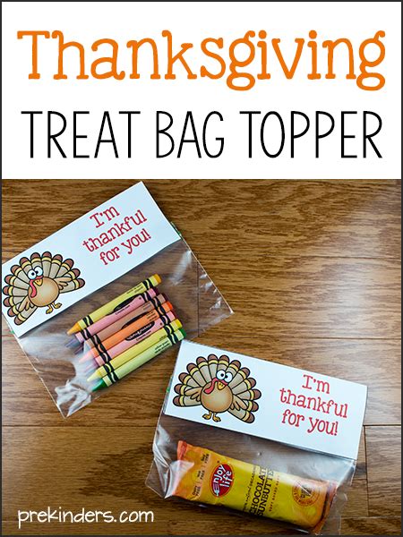 I am writing to express my gratitude for the treatment i received at your hands last month. Thanksgiving Treat Bag Topper - PreKinders