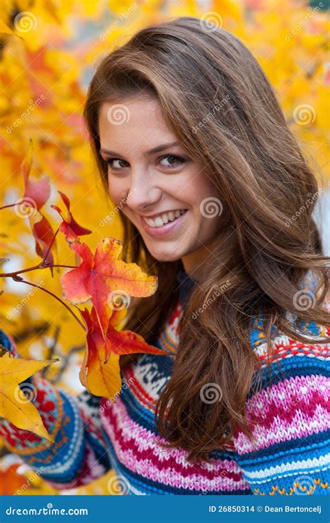 Teen Girl In Autumn Stock Images Image 26850314