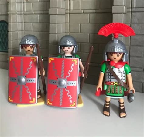 Playmobil Ast Rix Romain L Gionnaires Soldats Centurion Eur