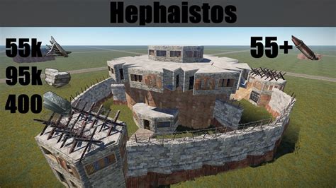 Hephaistos Rust Base Design Roof Bunkers Youtube
