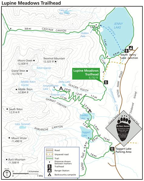 31 Grand Tetons National Park Map Maps Database Source