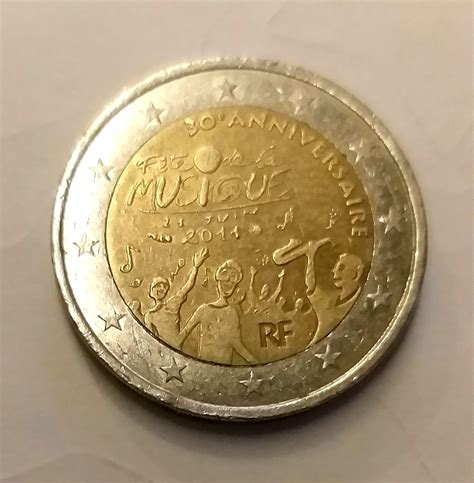 Piece Rare 2 Euro Monnaie Circulation De Fausses PiÃ¨ces De 2 Euros