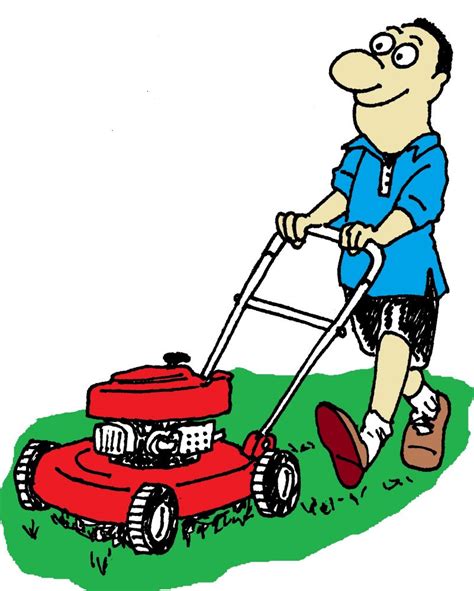 Lawn Mower Lawn Mowing Clipart Cliparting