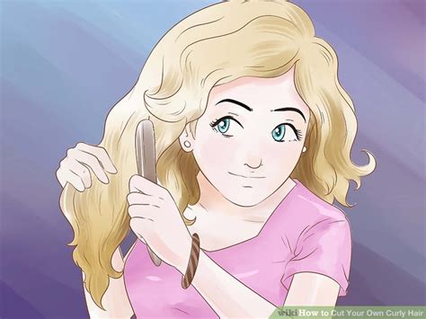 4 Ways To Cut Your Own Curly Hair Wikihow