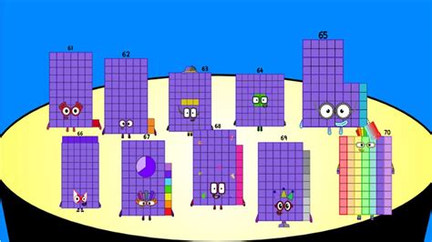 Numberblocks Band 61 70 All In One Photos Otosection