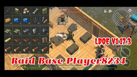 Ldoe Raid Base Player8234 Last Day On Earth V1173 Youtube