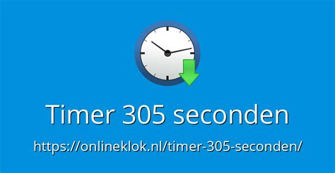 This tool converts a number of seconds in human readable time using hours/minutes/seconds. Timer 305 seconden - Online Timer