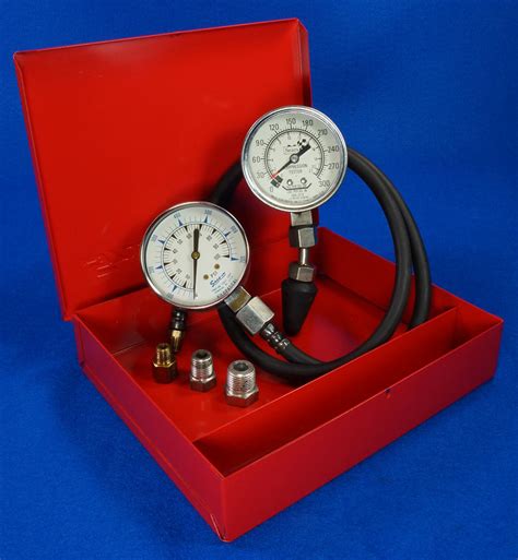 Sold Snap On 100 Psi Pressure Gauge Kilopascal In Metal Case W Sears